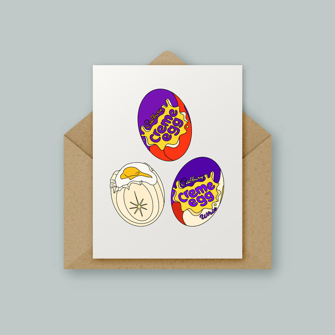 Creme Egg Greeting Card