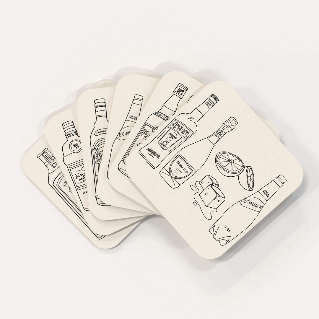 Cocktail Coasters (Pack of 6)
