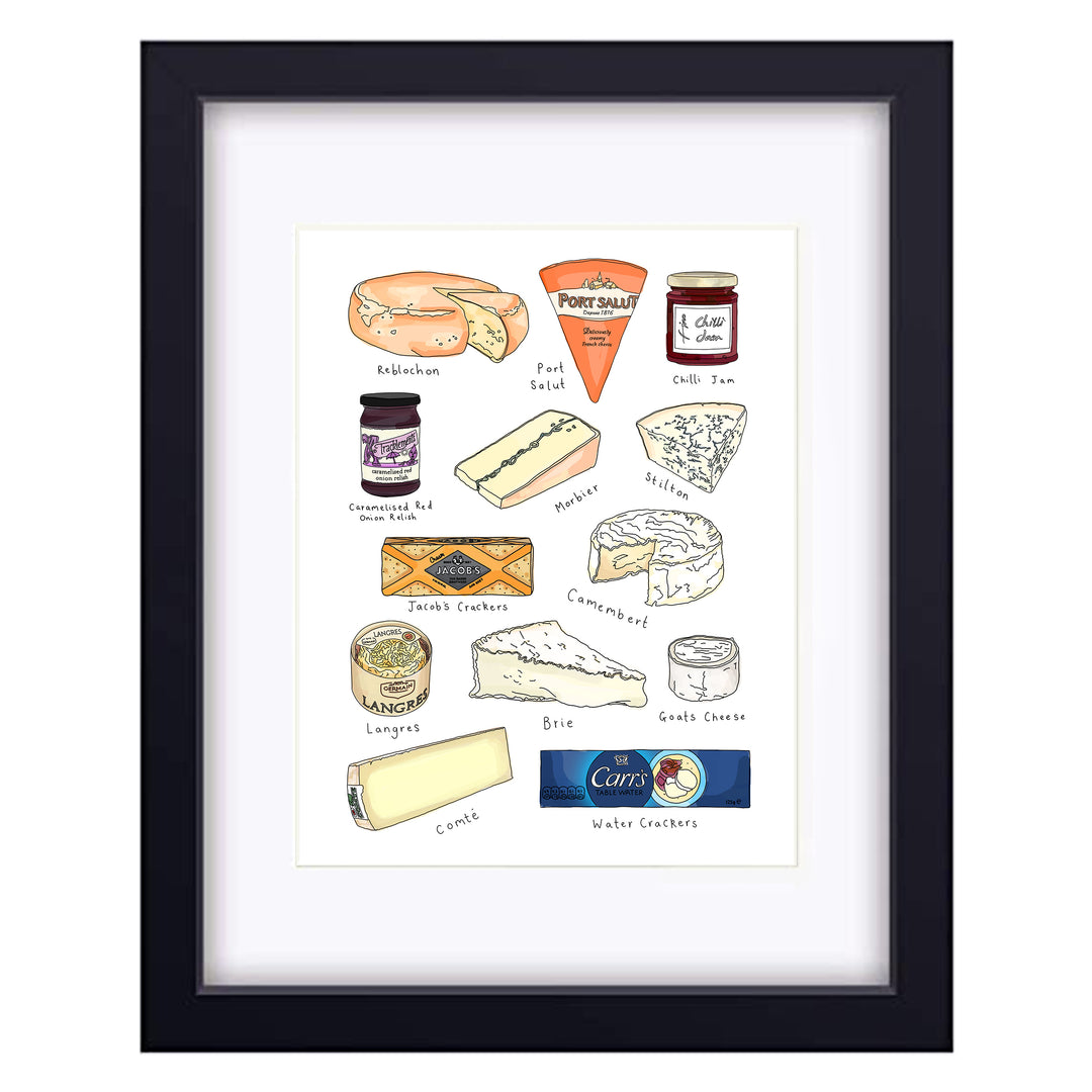 Cheese and Crackers Print